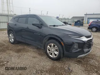 2019 Chevrolet Blazer with VIN 3GNKBBRAXKS659006, listed as a Copart auction lot 60274825 with 152,427 mi miles and Salvage title. Bid and sale history available at DreamBid. Image 4.