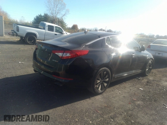 2012 Kia Optima SX with VIN 5XXGR4A68CG001270, listed as a IAAI auction lot 34862669 with 180,039 mi miles and . Bid and sale history available at carsss.com. Image 4.
