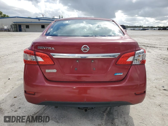 2013 Nissan Sentra SV with VIN 3N1AB7APXDL740802, listed as a Copart auction lot 85865554 with 225,392 mi miles and Salvage Title. Bid and sale history available at DreamBid. Image 6.