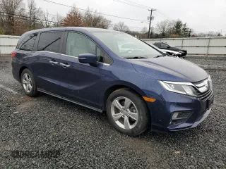 2019 Honda Odyssey EX-L with VIN 5FNRL6H78KB053679, listed as a Copart auction lot 85165274 with 45,371 mi miles and Salvage Title. Bid and sale history available at DreamBid. Image 4.