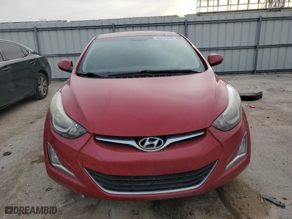 2014 Hyundai Elantra SE with VIN KMHDH4AEXEU160653, listed as a Copart auction lot 49967825 with 152,585 mi miles and Salvage Title. Bid and sale history available at carsss.com. Image 5.