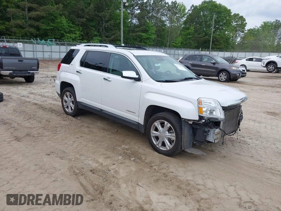 2017 GMC Terrain SLT z VIN 2GKALPEK9H6291152, wystawiony jako IAAI lot #42170118 z przebiegiem 117 427 mil mil oraz . Historia ofert i sprzedaży dostępna na DreamBid. Obrazek 1.