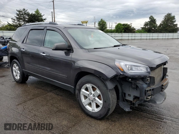 2015 GMC Acadia SLE z VIN 1GKKVPKD1FJ385529, wystawiony jako Copart lot #54758615 z przebiegiem 180 826 mil mil oraz Szkoda całkowita • Salvage title. Historia ofert i sprzedaży dostępna na DreamBid. Obrazek 4.