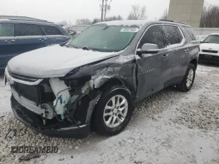 2021 Chevrolet Traverse LT z VIN 1GNEVHKW7MJ113930, wystawiony jako Copart lot #43547465 z przebiegiem 79 444 mil mil oraz Nie do naprawy • Non repairable. Historia ofert i sprzedaży dostępna na DreamBid. Obrazek 1.