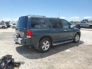 2005 Nissan Armada LE z VIN 5N1AA08A95N738884, wystawiony jako Copart lot #56823015 z przebiegiem 183 395 mil mil oraz Czysty tytuł • Clean title. Historia ofert i sprzedaży dostępna na DreamBid. Obrazek 3.