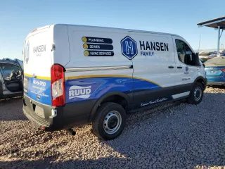 2023 Ford Transit Cargo with VIN 1FTBR1Y8XPKA34637, listed as a Copart auction lot 88069655 with 58,506 mi miles and Salvage Title. Bid and sale history available at DreamBid. Image 3.