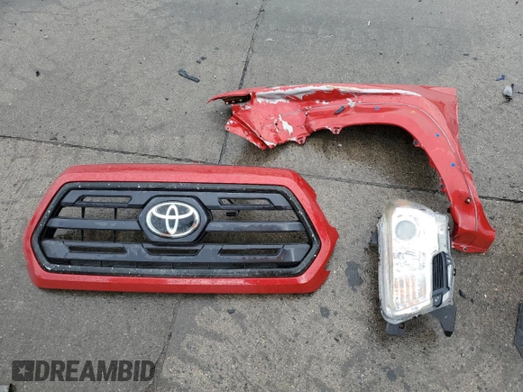 2019 Toyota Tacoma SR z VIN 3TMCZ5AN9KM215368, wystawiony jako Copart lot #66554414 z przebiegiem 84 380 mil mil oraz Szkoda całkowita • Salvage title. Historia ofert i sprzedaży dostępna na DreamBid. Obrazek 12.