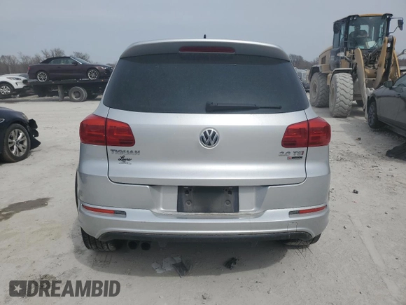 2016 Volkswagen Tiguan S with VIN WVGBV7AXXGW606617, listed as a Copart auction lot 48667505 with Not Provided miles and Salvage Title. Bid and sale history available at DreamBid. Image 6.