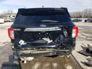 2022 Ford Explorer XLT with VIN 1FMSK8DHXNGB74217, listed as a Copart auction lot 45644885 with 27,818 mi miles and Salvage Title. Bid and sale history available at carsss.com. Image 6.