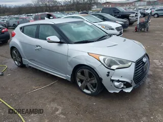2013 Hyundai Veloster Turbo with VIN KMHTC6AE9DU178422, listed as a IAAI auction lot 41530172 with 175,871 mi miles and . Bid and sale history available at DreamBid. Image 1.