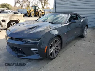 2017 Chevrolet Camaro 2SS with VIN 1G1FH3D78H0209910, listed as a Copart auction lot 38637783 with 79,620 mi miles. Bid and sale history available at carsss.com. Image 1.