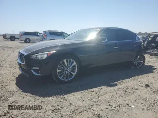 2023 Infiniti Q50 Luxe с VIN JN1EV7BP2PM512066, выставлен на аукционе Copart как лот 62607995 с пробегом 24 044 миль миль и Списание • Salvage title. История ставок и продаж доступна на DreamBid. Изображение 1.