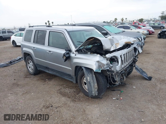 2016 Jeep Patriot Sport with VIN 1C4NJPBB6GD748930, listed as a IAAI auction lot 41881670 with 134,632 mi miles and . Bid and sale history available at carsss.com. Image 1.
