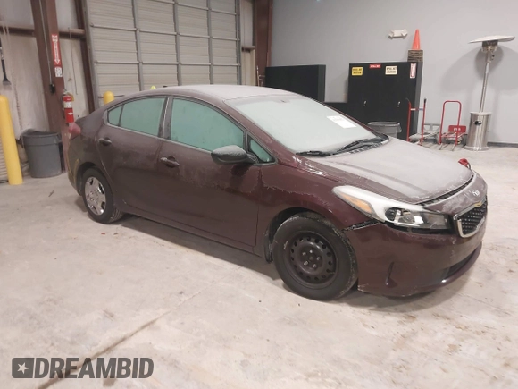 2017 Kia Forte LX with VIN 3KPFK4A78HE061493, listed as a IAAI auction lot 41580452 with 172,908 mi miles and . Bid and sale history available at carsss.com. Image 1.
