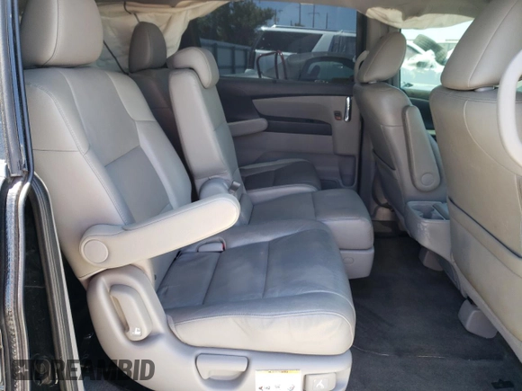 2014 Honda Odyssey Touring with VIN 5FNRL5H97EB016624, listed as a Copart auction lot 53444645 with 244,126 mi miles and Salvage Title. Bid and sale history available at DreamBid. Image 11.