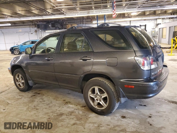 2002 Lexus RX 300 with VIN JTJHF10U220289134, listed as a Copart auction lot 77976464 with 0 mi miles and Salvage Title. Bid and sale history available at carsss.com. Image 2.