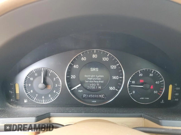 2008 Mercedes-Benz E 320 with VIN WDBUF22X68B225950, listed as a Copart auction lot 53519805 with 145,696 mi miles and Clean Title. Bid and sale history available at carsss.com. Image 9.