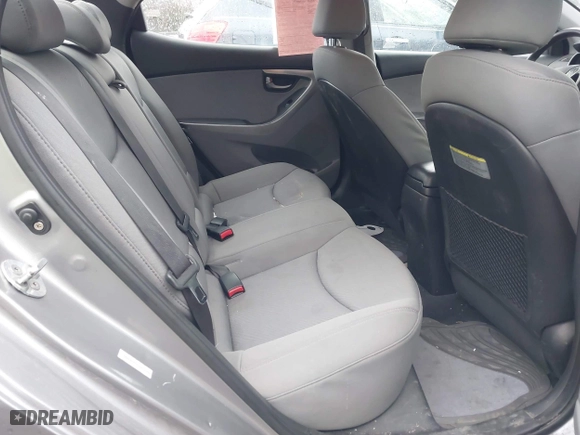 2012 Hyundai Elantra GLS with VIN KMHDH4AEXCU296746, listed as a IAAI auction lot 42022027 with 186,138 mi miles. Bid and sale history available at carsss.com. Image 8.