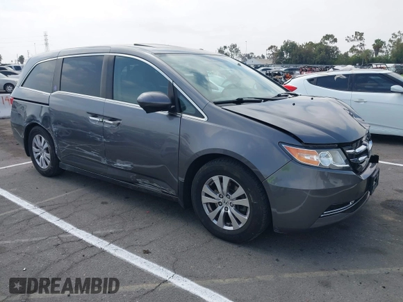2014 Honda Odyssey EX-L with VIN 5FNRL5H64EB026520, listed as a IAAI auction lot 42562290 with 118,890 mi miles and . Bid and sale history available at DreamBid. Image 1.