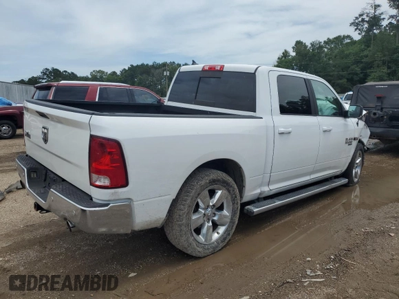 2019 Ram 1500 Big Horn z VIN 1C6RR6LT7KS675686, wystawiony jako Copart lot #58254805 z przebiegiem 97 850 mil mil oraz Szkoda całkowita • Salvage title. Historia ofert i sprzedaży dostępna na DreamBid. Obrazek 3.