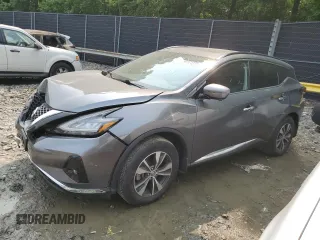 2020 Nissan Murano SV with VIN 5N1AZ2BS2LN149730, listed as a Copart auction lot 59524215 with 70,184 mi miles and Salvage title. Bid and sale history available at DreamBid. Image 1.