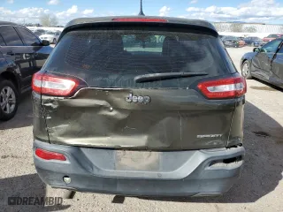 2015 Jeep Cherokee Sport with VIN 1C4PJLAB3FW553860, listed as a Copart auction lot 45286625 with 137,951 mi miles and Salvage Title. Bid and sale history available at carsss.com. Image 6.