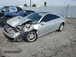 2002 Toyota Celica GT with VIN JTDDR32T420119754, listed as a Copart auction lot 43757025 with 81,490 mi miles and Salvage Title. Bid and sale history available at carsss.com. Image 1.