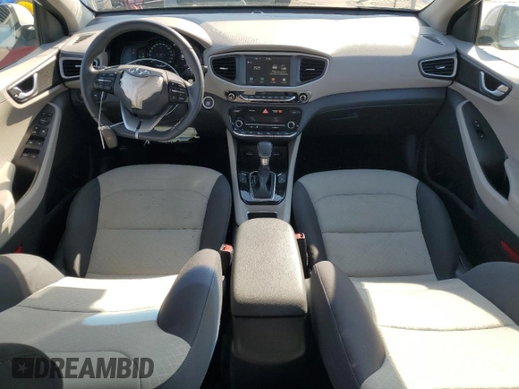 2019 Hyundai Ioniq SEL with VIN KMHC75LCXKU134128, listed as a Copart auction lot 44266015 with 59,390 mi miles and Salvage Title. Bid and sale history available at DreamBid. Image 8.