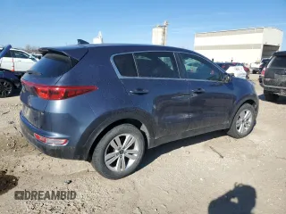 2018 Kia Sportage LX with VIN KNDPM3AC1J7478966, listed as a Copart auction lot 49420255 with 121,558 mi miles and Salvage Title. Bid and sale history available at carsss.com. Image 3.