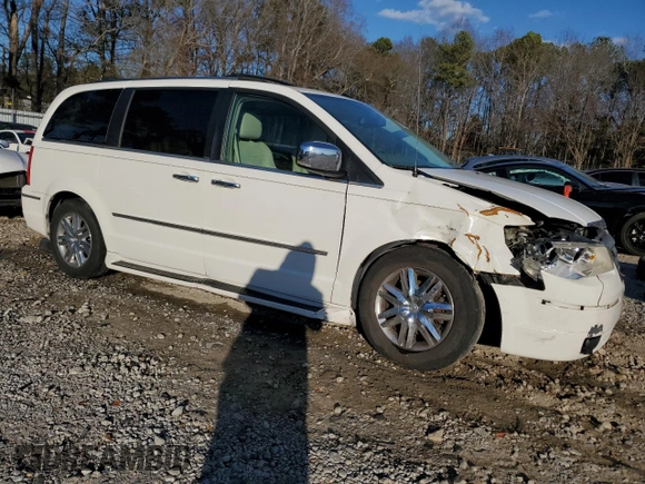 2010 Chrysler Town & Country Limited with VIN 2A4RR7DX7AR353480, listed as a Copart auction lot 87280594 with 191,983 mi miles and Salvage Title. Bid and sale history available at carsss.com. Image 4.