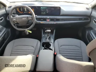 2025 Kia K4 EX with VIN 3KPFU4DE9SE037781, listed as a Copart auction lot 43468225 with 3,311 mi miles and Salvage Title. Bid and sale history available at carsss.com. Image 8.