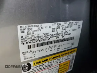 2020 Ford Expedition Limited z VIN 1FMJU2AT0LEA68797, wystawiony jako Copart lot #53725085 z przebiegiem 83 655 mil mil oraz Szkoda całkowita • Salvage title. Historia ofert i sprzedaży dostępna na DreamBid. Obrazek 14.