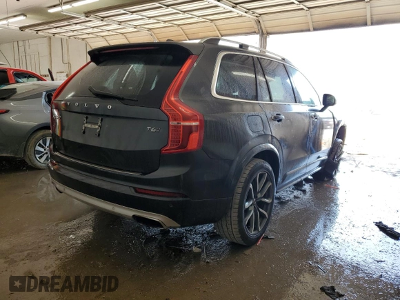 2016 Volvo XC90 T6 Momentum with VIN YV4A22PK6G1070699, listed as a Copart auction lot 48559015 with 117,095 mi miles and Salvage Title. Bid and sale history available at carsss.com. Image 3.