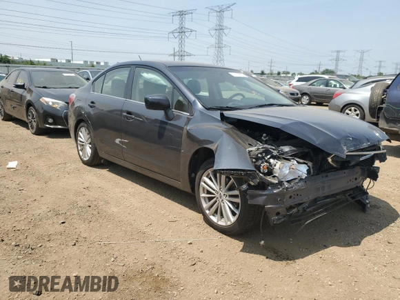 2016 Subaru Impreza Premium with VIN JF1GJAF65GH011882, listed as a Copart auction lot 61170825 with 78,241 mi miles and Salvage title. Bid and sale history available at DreamBid. Image 4.
