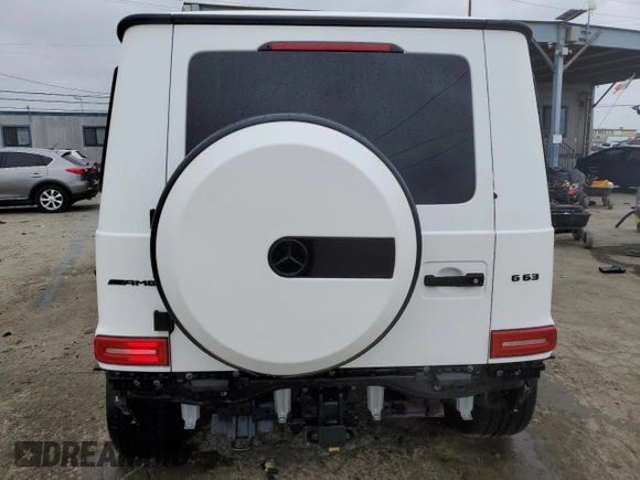 2020 Mercedes-Benz G 63 AMG with VIN W1NYC7HJ9LX352580, listed as a Copart auction lot 55380114 with 22,739 mi miles and Salvage Title. Bid and sale history available at DreamBid. Image 6.