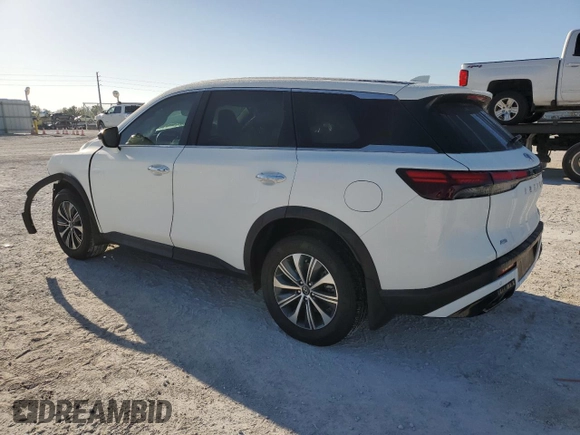 2024 Infiniti QX60 Pure with VIN 5N1DL1ES7RC335711, listed as a Copart auction lot 48980375 with 4,431 mi miles and Salvage title. Bid and sale history available at DreamBid. Image 2.