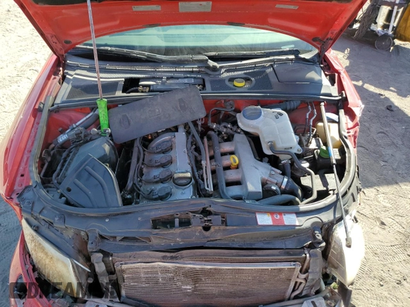 2004 Audi A4 1.8T with VIN WAULC68E44A027691, listed as a Copart auction lot 76308064 with 114,236 mi miles and Salvage Title. Bid and sale history available at carsss.com. Image 11.