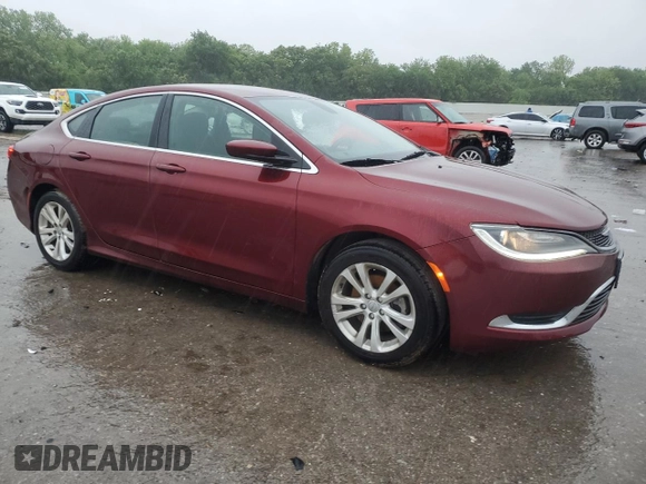 2015 Chrysler 200 Limited with VIN 1C3CCCAB8FN594682, listed as a Copart auction lot 55976045 with 135,765 mi miles and Salvage title. Bid and sale history available at DreamBid. Image 4.