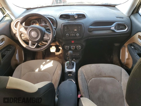 2015 Jeep Renegade Sport with VIN ZACCJBAT5FPB48114, listed as a Copart auction lot 45541135 with 102,845 mi miles and Salvage Title. Bid and sale history available at DreamBid. Image 8.