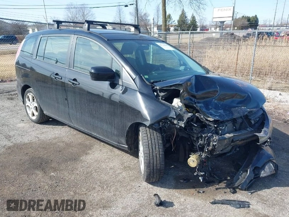 2010 Mazda 5 Sport with VIN JM1CR2WLXA0374147, listed as a IAAI auction lot 41776190 with 155,618 mi miles and . Bid and sale history available at DreamBid. Image 1.