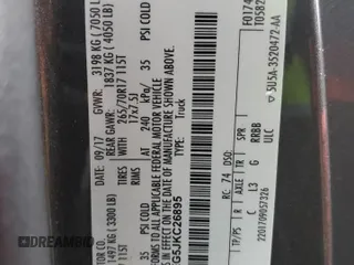2018 Ford F-150 XL z VIN 1FTNF1EG5JKC26895, wystawiony jako Copart lot #81856764 z przebiegiem 46 609 mil mil oraz Szkoda całkowita • Salvage title. Historia ofert i sprzedaży dostępna na DreamBid. Obrazek 12.