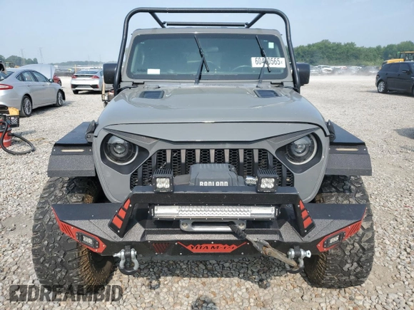 2018 Jeep Wrangler Unlimited Sport S with VIN 1C4HJXDG0JW281103, listed as a Copart auction lot 60400565 with 112,485 mi miles and Salvage title. Bid and sale history available at DreamBid. Image 5.