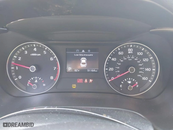 2019 Kia Forte S with VIN 3KPF34AD4KE016075, listed as a IAAI auction lot 41887992 with 91,164 mi miles. Bid and sale history available at carsss.com. Image 7.