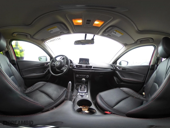 2016 Mazda Mazda3 i Grand Touring with VIN 3MZBM1N77GM245567, listed as a IAAI auction lot 41330883 with 128,423 mi miles. Bid and sale history available at carsss.com. Image 18.