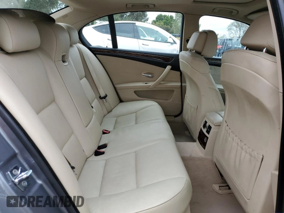 2008 BMW 5 Series 528i with VIN WBANU53588C112681, listed as a Copart auction lot 53535085 with 72,316 mi miles and Salvage Title. Bid and sale history available at carsss.com. Image 10.