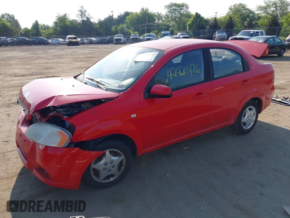 2007 Chevrolet Aveo LS with VIN KL1TD56617B045173, listed as a IAAI auction lot 42420476 with 88,524 mi miles and . Bid and sale history available at DreamBid. Image 2.
