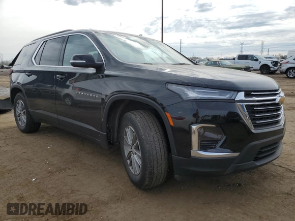 2023 Chevrolet Traverse LT Cloth with VIN 1GNERGKW2PJ272289, listed as a Copart auction lot 54652595 with 33,416 mi miles and Non repairable. Bid and sale history available at DreamBid. Image 4.