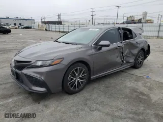 2021 Toyota Camry SE Nightshade with VIN 4T1G11AK3MU556170, listed as a Copart auction lot 48823565 with 53,128 mi miles and Salvage Title. Bid and sale history available at carsss.com. Image 1.