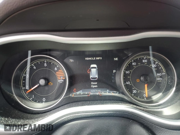 2017 Jeep Cherokee Limited z VIN 1C4PJMDB4HW599461, wystawiony jako Copart lot #56180745 z przebiegiem 42 874 mil mil oraz Szkoda całkowita • Salvage title. Historia ofert i sprzedaży dostępna na DreamBid. Obrazek 9.