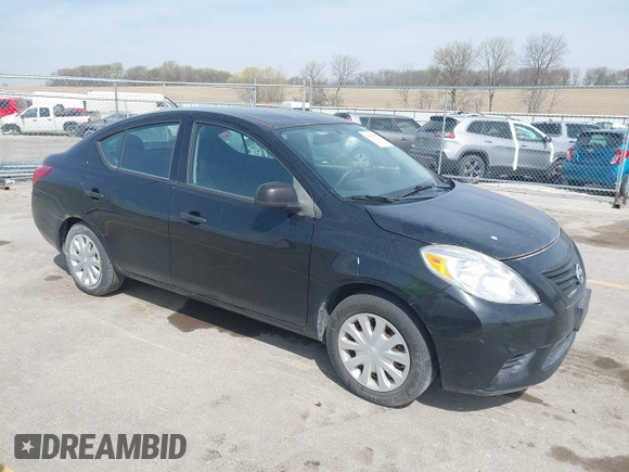 2012 Nissan Versa SV with VIN 3N1CN7AP0CL810645, listed as a IAAI auction lot 42047617 with 115,877 mi miles. Bid and sale history available at carsss.com. Image 1.
